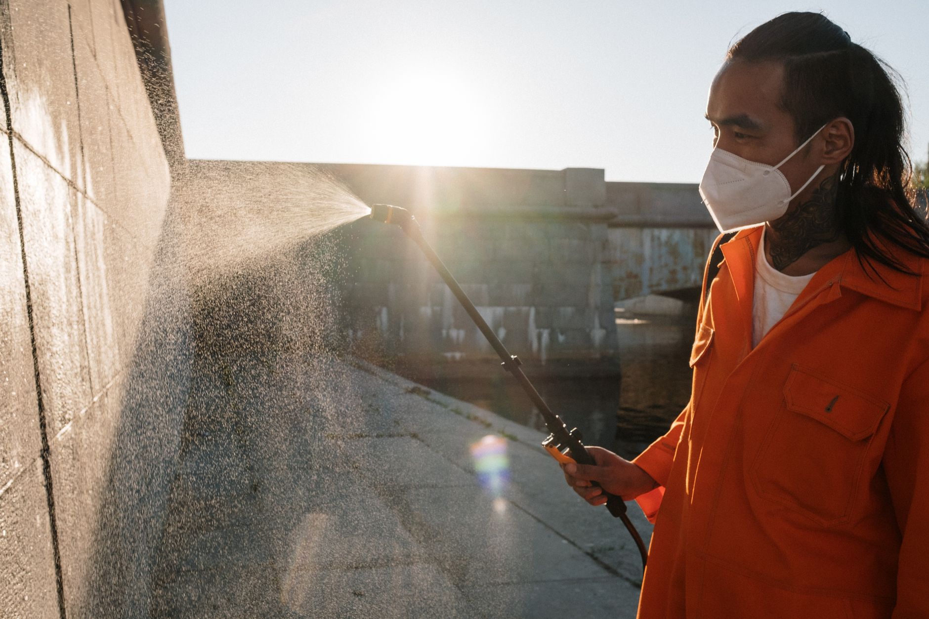 210 Pro Pressure Washing at work